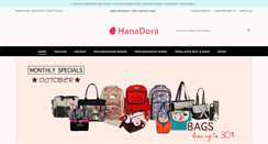 Desktop Screenshot of hanadora.com
